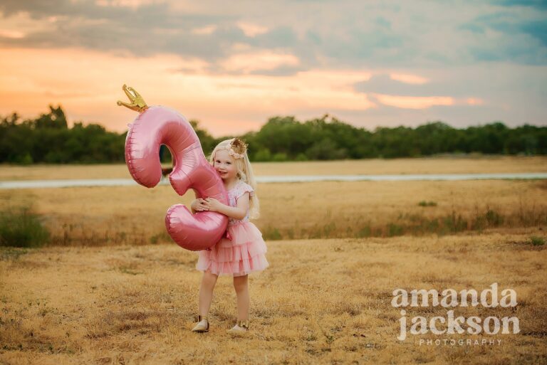 Emerson is THREE! Leander, Texas Family Photographer